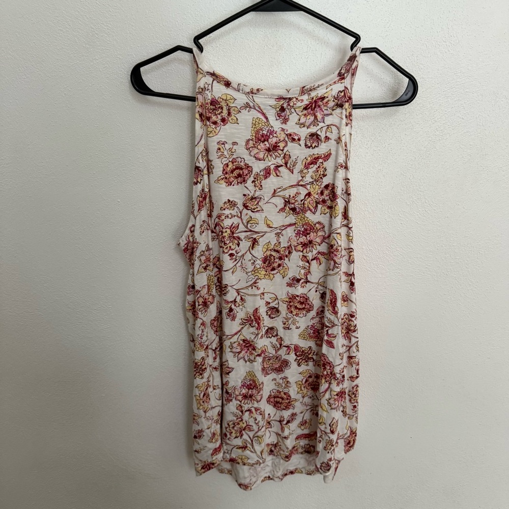 Maurices 24/7 Floral Print Women's Tank Top - Picture 5 of 7